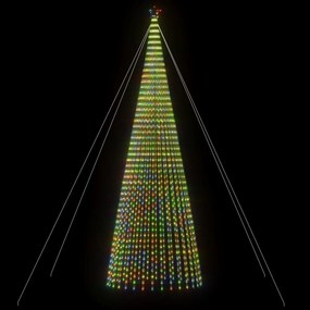 vidaXL Χριστουγεννιάτικο δέντρο LED 1544 LED πολύχρωμο 500 εκ.