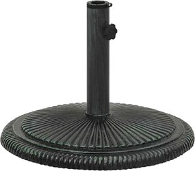 vidaXL Βάση Ομπρέλας Πράσινη 45 x 45 x 30 εκ. από Χυτοσίδηρο