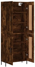 vidaXL Ντουλάπι Καπνιστή Δρυς 69,5x34x180 εκ. από Επεξεργασμένο Ξύλο