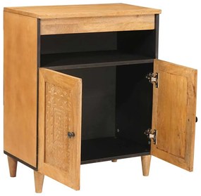 vidaXL Πλαϊνό γραφείο Ανοιχτό καφέ 33.5 x 60 x 75 εκ