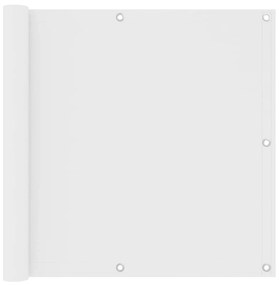 Διαχωριστικό Βεράντας Λευκό 90 x 400 εκ. Ύφασμα Oxford