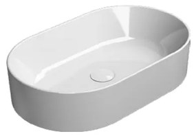 GSI Kube-X Επικαθήμενος Νιπτήρας Πορσελάνης 60 x 37εκ White