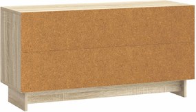 vidaXL Ντουλάπι TV 99 x 34,5 x 50 εκ. Sonoma Δρυς Επεξεργασμένο Ξύλο
