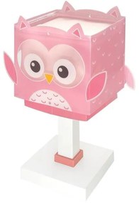 Παιδικό Επιτραπέζιο Φωτιστικό 1xE14 Ροζ Little Pink Owl 64481 Ango 64481 Ροζ