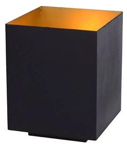 Φωτιστικό Επιτραπέζιο Lucide 45589-01-30 SUZY Μαύρο Ματ (Black Mat)|Χρυσό Χρώμα (Gold Coloured)