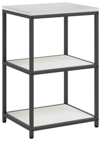 vidaXL Σετ Αποθήκευσης Κουζίνας με ράφι Άλλο 3 pcs Λευκό 210 x 50 x 92 εκ