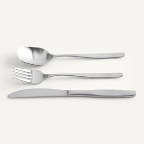 Σετ μαχαιροπήρουνα 16 τεμαχίων από ματ ανοξείδωτο ατσάλι, ATHENAS