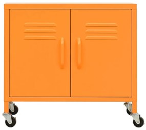vidaXL Ντουλάπι Αποθήκευσης Πορτοκαλί 60 x 35 x 56 εκ. από Ατσάλι