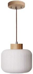 Φωτιστικό Οροφής VK/03326/PE/NW/30 Φ30x25cm E27 20W Natural-White VKLed