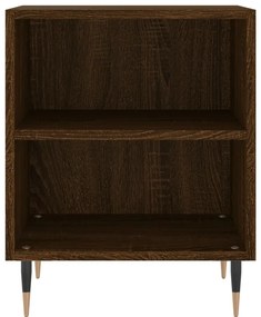 vidaXL Κομοδίνα 2 τεμ. Καφέ Δρυς 40x30x50 εκ. από Επεξεργασμένο Ξύλο