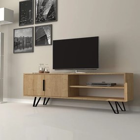 ΕΠΙΠΛΟ ΤΗΛΕΟΡΑΣΗΣ FOOT MEGAPAP ΧΡΩΜΑ SONOMA 160X35X49ΕΚ.