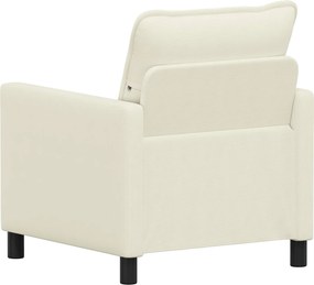 vidaXL Καναπές Κρεμ 76 x 81 x 87,5 εκ Ύφασμα