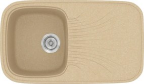 Sanitec Classic 315 (82×50) - Γρανιτένιος νεροχύτης - Granite Cappuccino