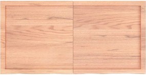vidaXL Επιφ Τραπεζιού Αν Καφέ 120x60x(2-6)εκ. Επεξ. Μασίφ Ξύλο Δρυός