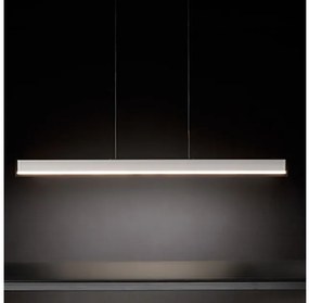 Γραμμικό Κρεμαστό Φωτιστικό Οροφής LED 56W 3000K Dimmable Λευκό Riga LD0102B3 Zafferano-LD0102B3-Λευκό LD0102B3