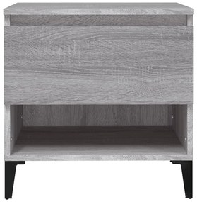 vidaXL Βοηθητικά Τραπέζια 2 τεμ. Γκρι Sonoma 50x46x50 εκ. Επεξ. Ξύλο