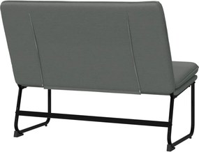 vidaXL Πάγκος Σκούρο Γκρι 100x75x76 εκ. Υφασμάτινος