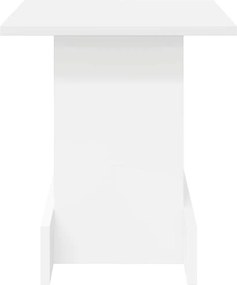vidaXL End Table Λευκό 35,5 x 35 x 40 εκ Επεξεργασμένο ξύλο