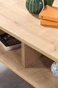 Τραπεζάκι Σαλονιού Sapphire Δρυς SIVARON 100x56x20