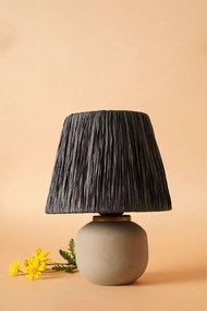 Stewehome Κεραμική λάμπα επιτραπέζια γκρι