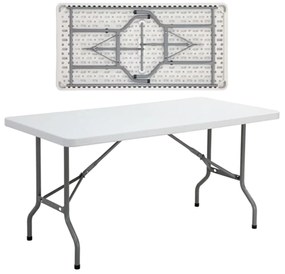 Τραπέζι Συνεδρίου Πτυσσόμενο Blow ΕΟ171 Λευκό 152x76cm