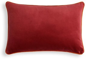 Μαξιλαροθήκη Διακοσμητική Velour Bordo Bassetti 40X60cm Βαμβάκι-Πολυέστερ