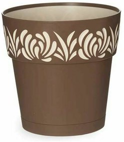 Αυτοποτιστικη Γλάστρα Stefanplast Gaia Καφέ Πλαστική ύλη 19 x 19 x 19 cm (12 Μονάδες)