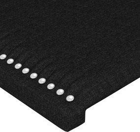 vidaXL Κεφαλάρια Μαύρα 160x5x78/88 εκ. Ύφασμα