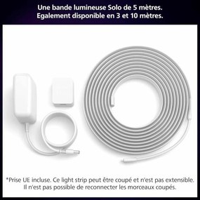LED ταινίες Philips Solo Lightstrip Λευκό 20 W 5 m Θερμό Λευκό
