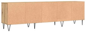 vidaXL Έπιπλο Τηλεόρασης τεχνίτης Δρυς 150x30x44,5 εκ.