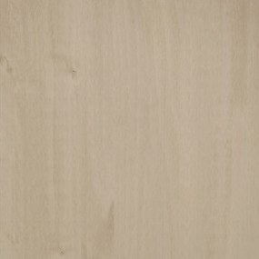 vidaXL Κομοδίνο HAMAR Καφέ Μελί 40 x 35 x 62 εκ. Μασίφ Ξύλο Πεύκου