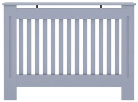 vidaXL Κάλυμμα Καλοριφέρ Ανθρακί 112 x 19 x 81,5 εκ. από MDF