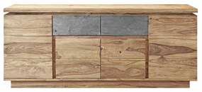 Σκευοθήκη DKD Home Decor Γκρι Φυσικό Ξύλο 175 x 45 x 72 cm