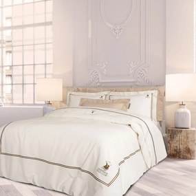 Σεντόνια 2128 (Σετ 4τμχ) Ivory Greenwich Polo Club Queen Size 240x260cm 100% Βαμβακοσατέν