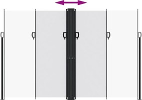 vidaXL Σκίαστρο Πλαϊνό Συρόμενο Λευκό 220 x 1000 εκ.