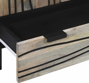 vidaXL Ντουλάπες &amp; ράφια αποθήκευσης μέσων Λευκό και Μαύρο