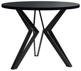 Τραπέζι Dearborn 105, Μαύρο, 50cm, 14 kg, Πλαστικοποιημένη μοριοσανίδα, Μέταλλο | Epipla1.gr