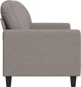 vidaXL Καναπές Διθέσιος Taupe 120 εκ. Υφασμάτινος