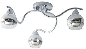Φωτιστικό Οροφής Τρίφωτο Aca Alien TNK81444CR3H Chrome