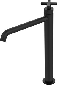 La Torre Elle Cross Black Matt 38016 – Μπαταρία επιτραπέζιου νιπτήρα