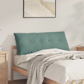 vidaXL Μαξιλάρι Πλάτης Θαλασσί 120 x 50 cm Υφασμάτινο Κορντουρά