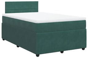 ΚΡΕΒΑΤΙ BOXSPRING ΜΕ ΣΤΡΩΜΑ ΣΚΟΥΡΟ ΠΡΑΣΙΝΟ 120X190ΕΚ. ΒΕΛΟΥΔΙΝΟ 3287689