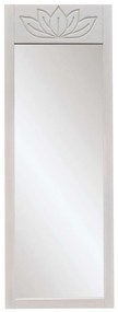 Καθρέπτης Δαπέδου Lotus 552NOS2352 55x2x155cm White Aberto Design Wood, Glass