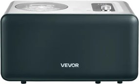 VEVOR 1.5 QT Automatic Ice Cream Maker with Built-in Compressor No Pre-freezing