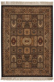 Χαλί (160x230) Βιοκαρπέτ Isfahan 3517D Black/ Black