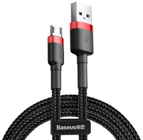 Baseus Cafule Micro USB cable 1.5A 2m (Red+Black)