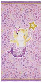 Πετσέτα Θαλάσσης Παιδική Δύο Όψεων Kira Multi Nima Beach 70x140cm 100% Cotton
