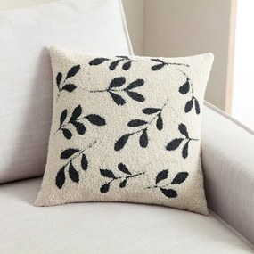 Μαξιλαροθήκη Διακοσμητική Herbal 705/ 05 Ecru-Dark Khaki Gofis Home 43X43 Acrylic, Polyester