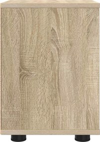 vidaXL Κομοδίνο Δρύς Sonoma 30,5 x 30 x 43 εκ Επεξεργασμένο Ξύλο