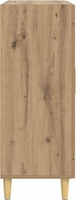 vidaXL Πλαϊνό γραφείο Artisan Δρυς 69,5 x 34 x 90 εκ.